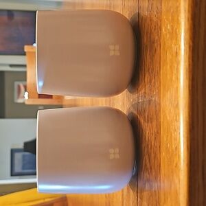 Waterdrop Double-Walled Porcelain Cup Set